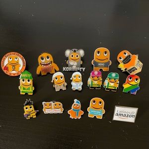 Lot of Amazon Peccy pins